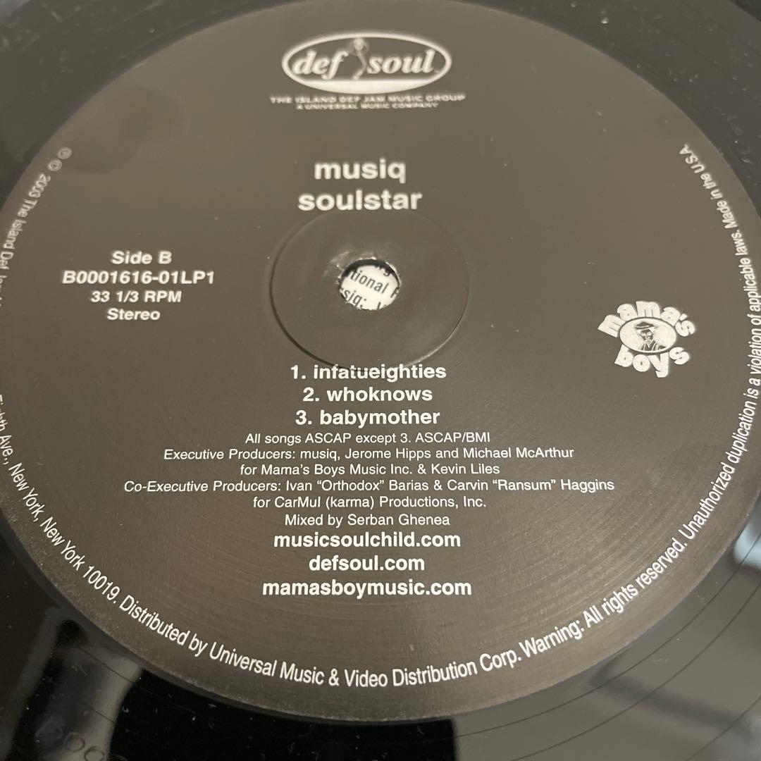 激レア盤★2LP MUSIQ Soulstar ('03 Def Soul)