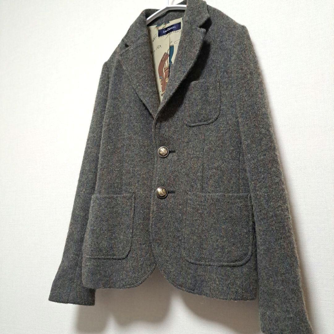 [美品]Lois CRAYON グレーミックステーラードジャケットM