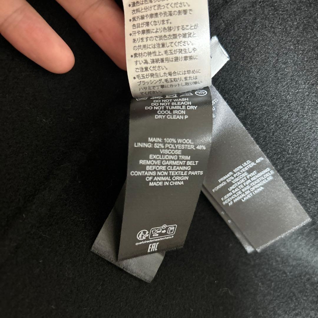 JW ANDERSON 黒 トレンチコート