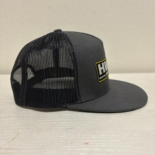 ★HWZN Bross/BOXロゴ メッシュ トラッカーキャップ★グレー/CAP