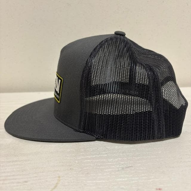 ★HWZN Bross/BOXロゴ メッシュ トラッカーキャップ★グレー/CAP