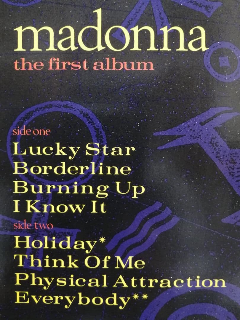 【美品デビューLP】MADONNA THE FIRST ALBUM 名盤1st