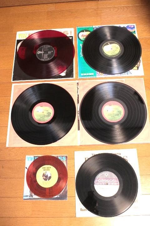 値下☆The Beatles レコード盤6枚中古品☆