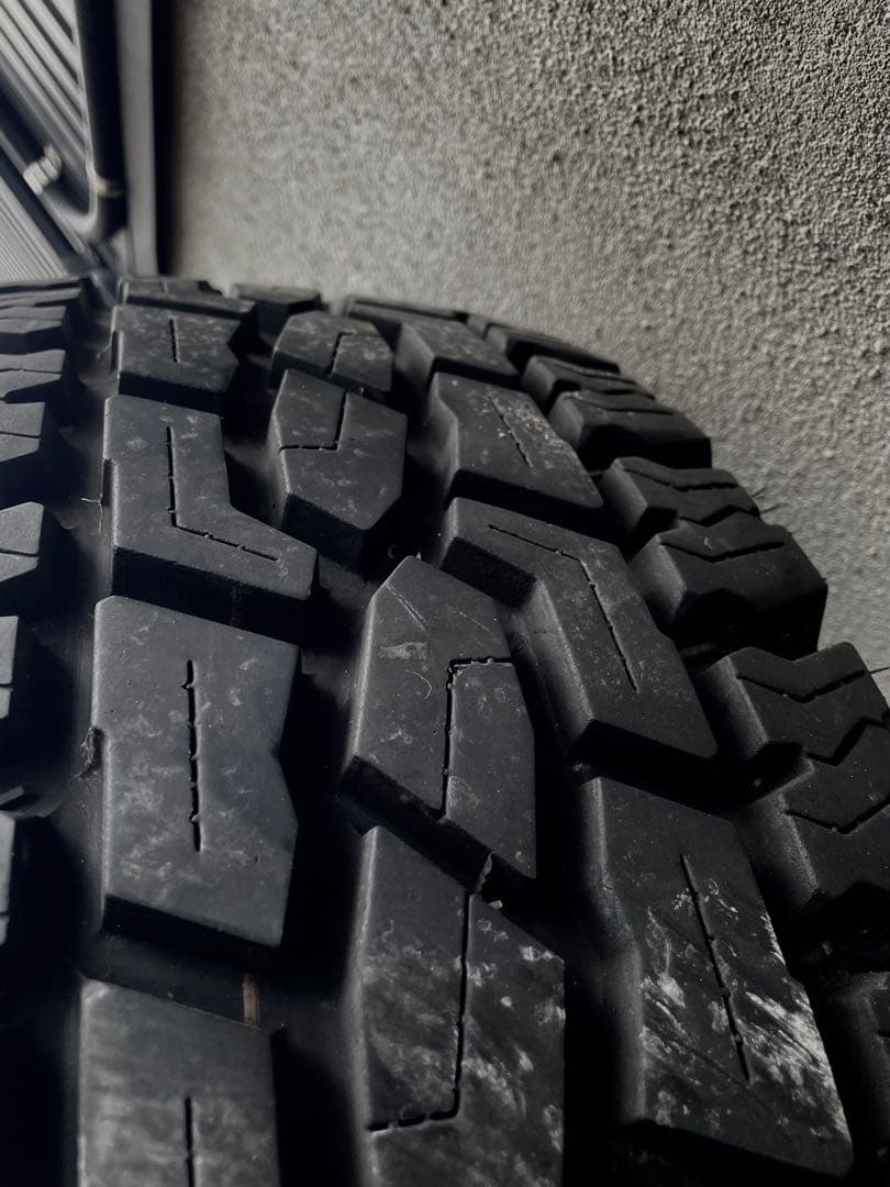 9分山 4本セット225/65R17 MUD ホワイトレター RAV4