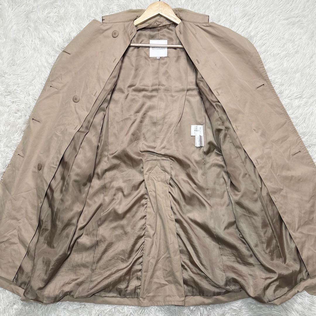 マッキントッシュ トレンチコート M ライナー チェック ロング丈 レザー