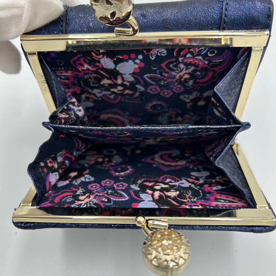 ✨希少✨ANNA SUI アナスイ soluna ソルーナ 二つ折り財布 がま口