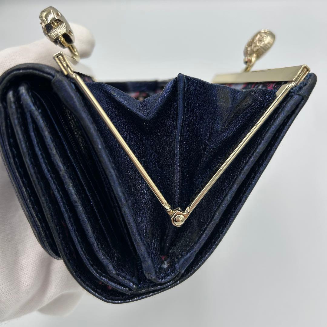 ✨希少✨ANNA SUI アナスイ soluna ソルーナ 二つ折り財布 がま口