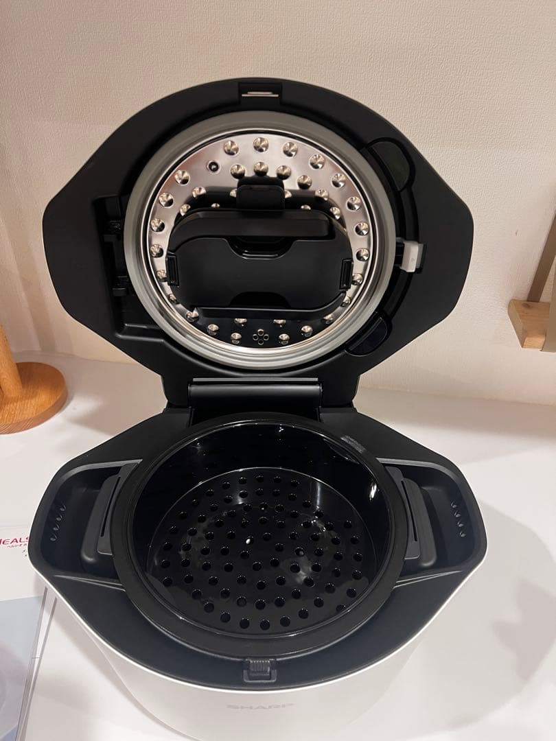 SHARP 自動調理器 KN-HW16H-W 1.6L ホワイト