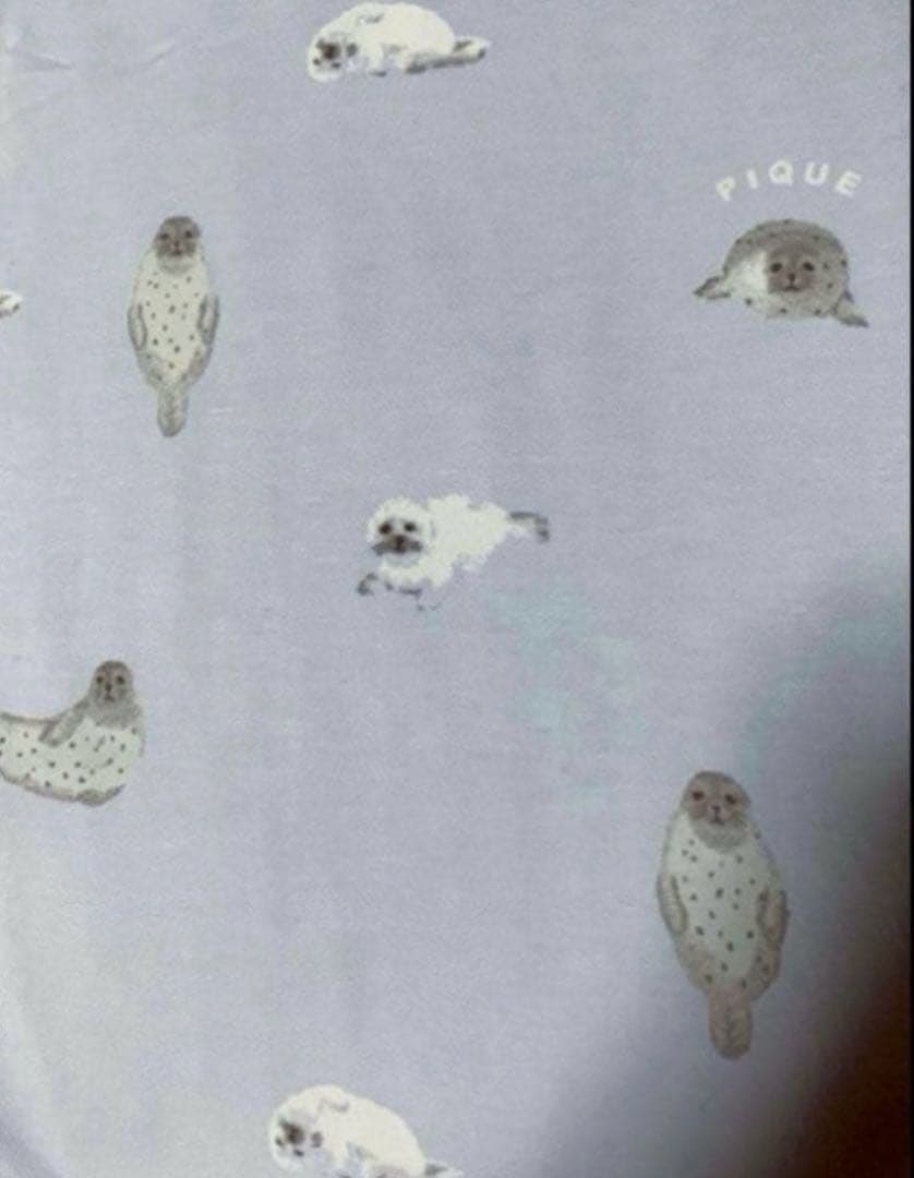 新品タグ付きgelato pique new アザラシ　ルームウェア　上下セット