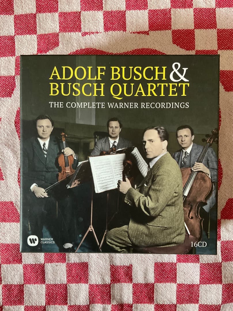ブッシュ四重奏団 ワーナー録音全集 Adolf Busch 16CD