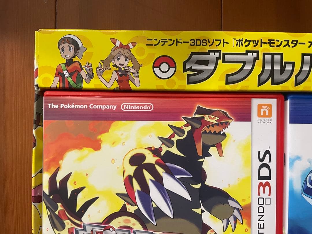 [箱のみ]ポケットモンスターオメガルビー・アルファサファイア　ダブルパック+特典