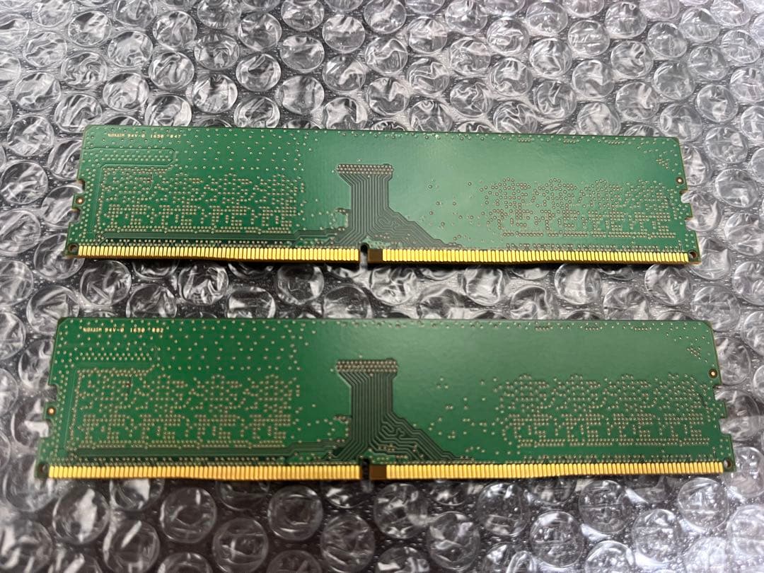 動作確認済み Samsung DDR4 8GB×2枚 2400MHz 計16GB