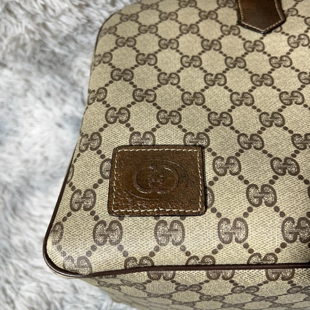 fumi　GUCCI　シェリーライン　ボストンバッグ　総柄　GG柄