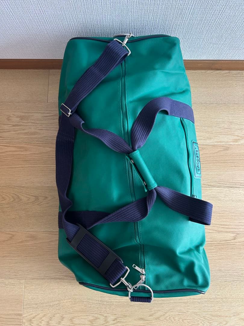 LACOSTE ボストンバッグ グリーン