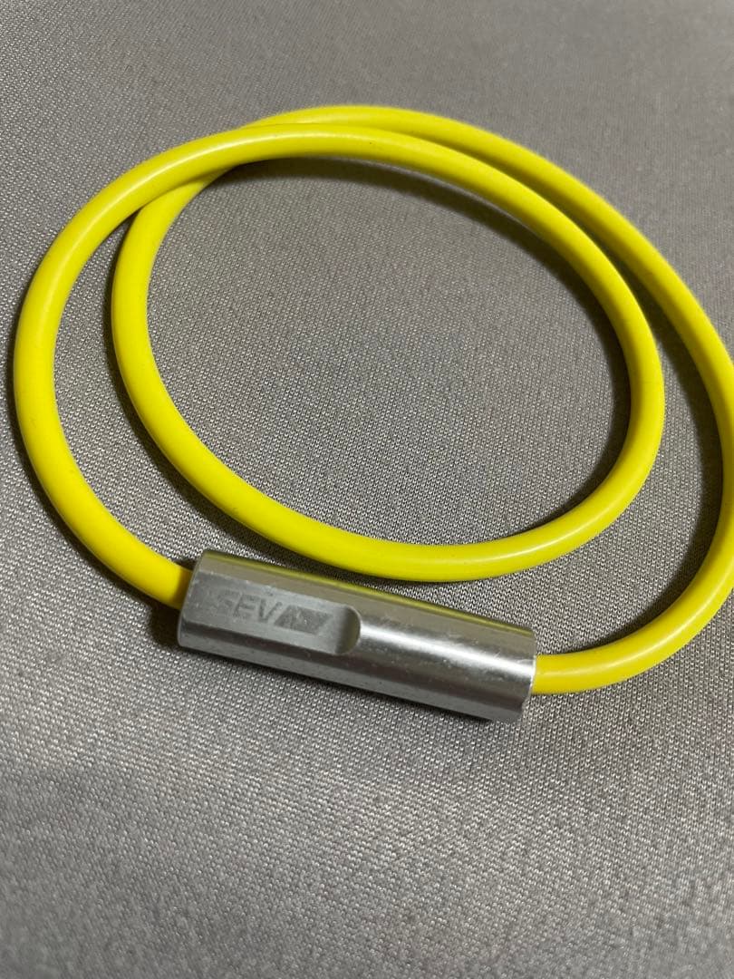 SEV イエローネックレス 44センチ