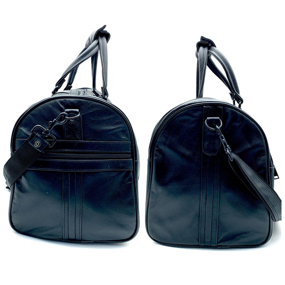 【美品】ARGADIS レザー ボストンバッグ 2WAY 大容量 ブラック