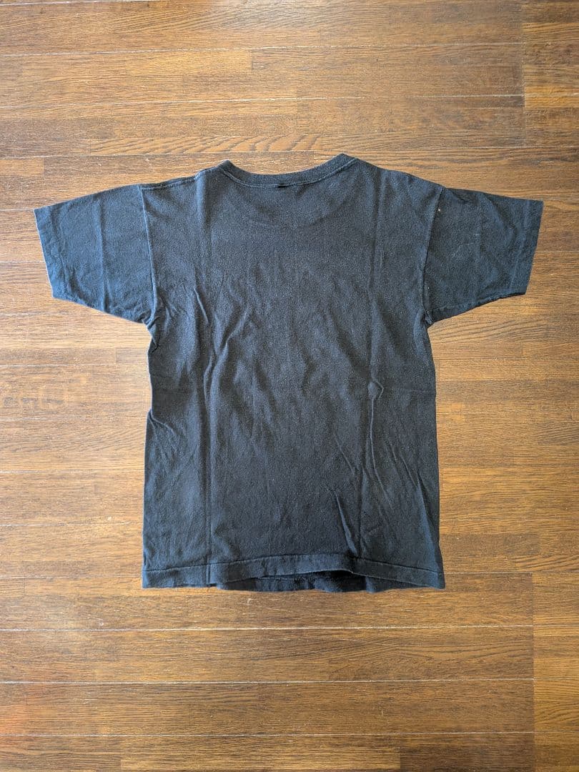 70s バータグ チャンピオン Tシャツ 5段プリント 黒 Mサイズ USA製