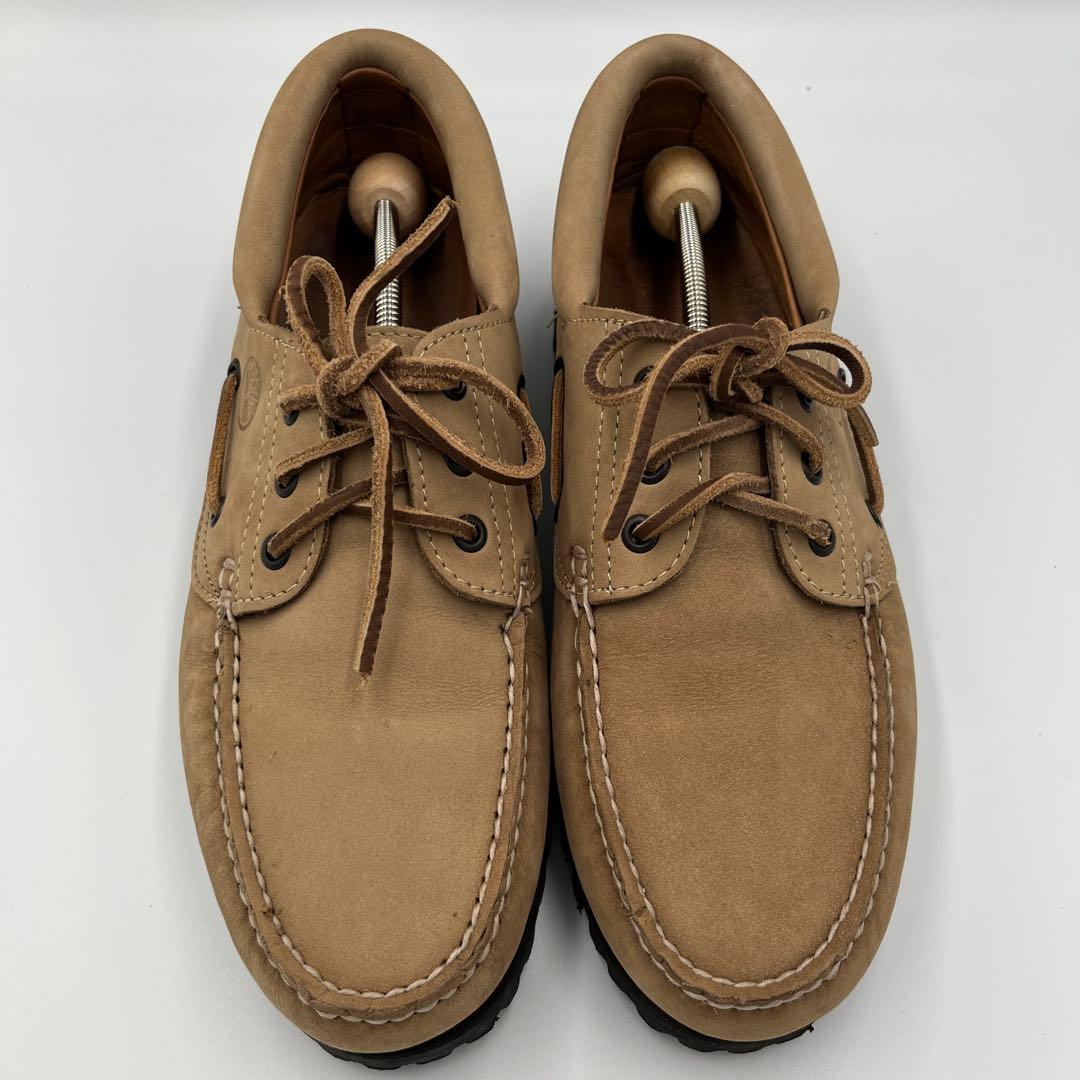 【希少】ティンバーランドTimberland 3eye　デッキシューズグレージュ