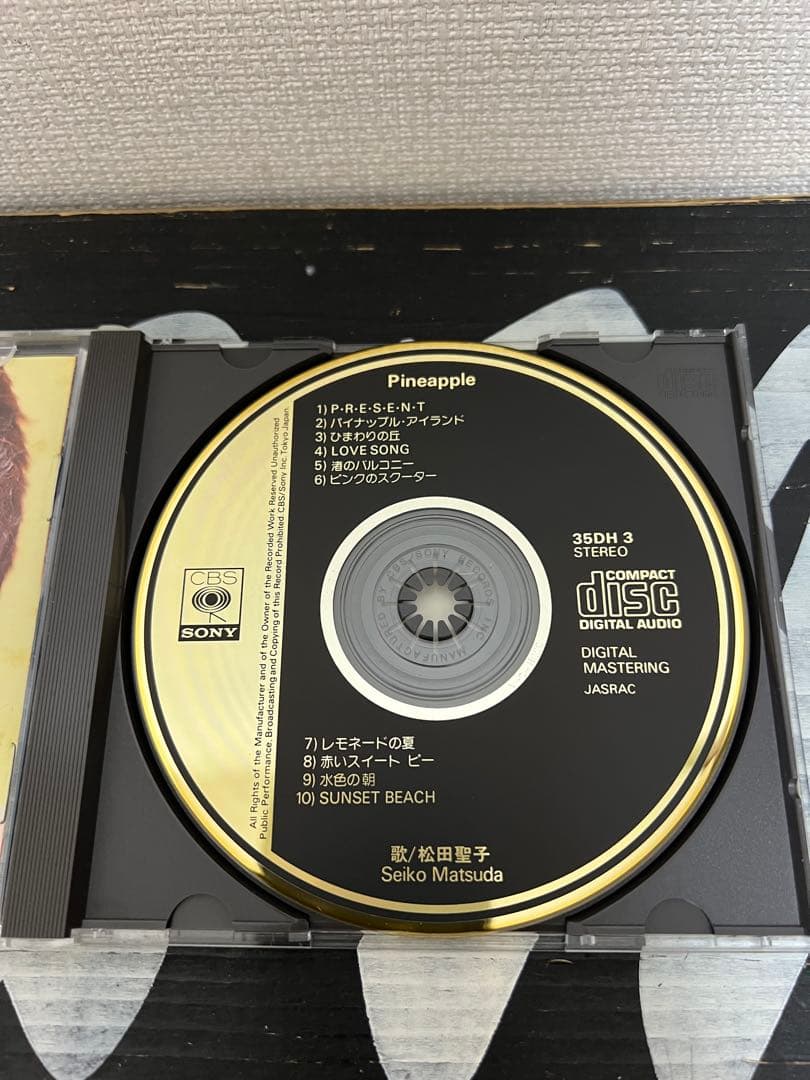 ※美品 CBS刻印 ゴールド盤【35DH3 旧規格CD オリジナル初盤】松田聖子