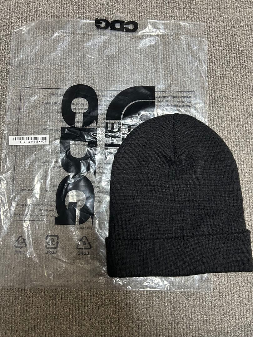 CDG✖️THE NORTH FACE ブラック ビーニー