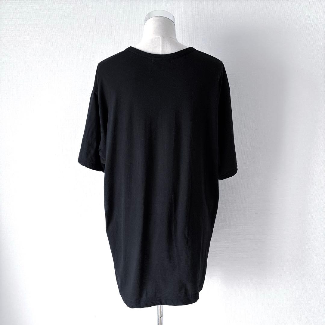 YohjiYamamoto 23ss スカルローズTシャツ 髑髏&薔薇&有刺鉄線