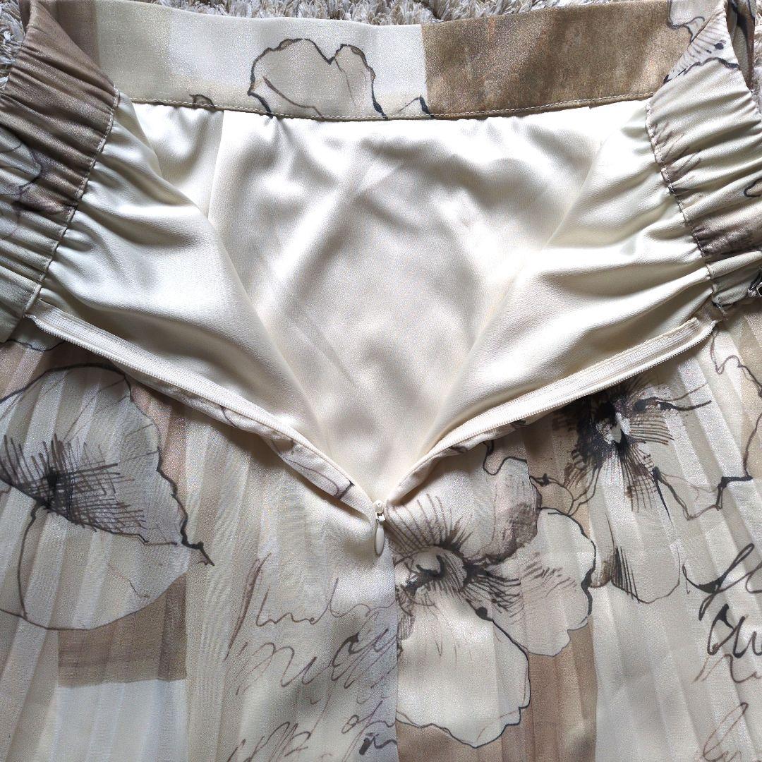 美品 Ameri HOLLY VINTAGE PLEATS SKIRT M 花柄