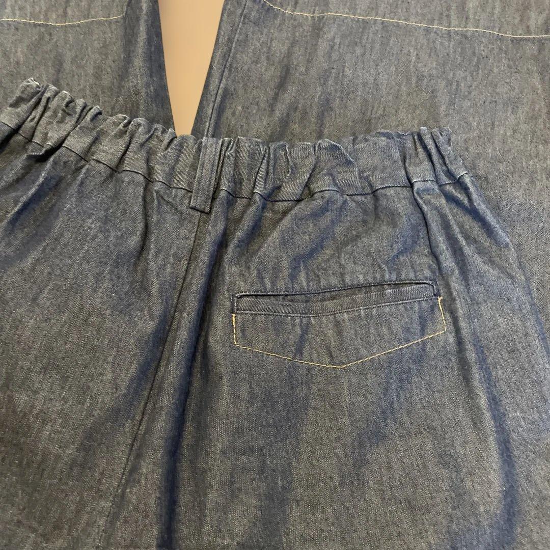 め*ぐ様 パラスパレス インディゴダークデニム キュロットパンツ