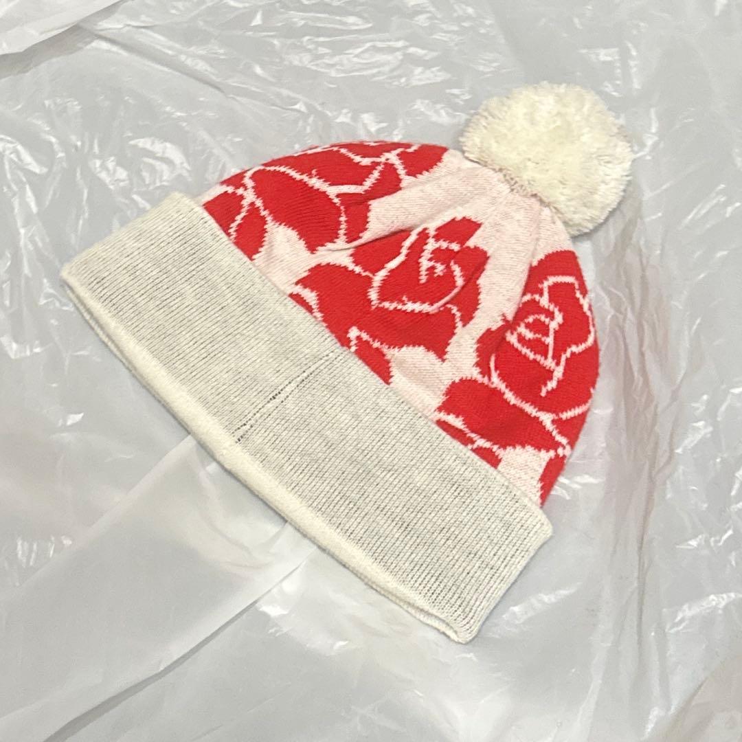 Supreme Rose Beanie ビーニー　ニット帽　ボンボンニット帽