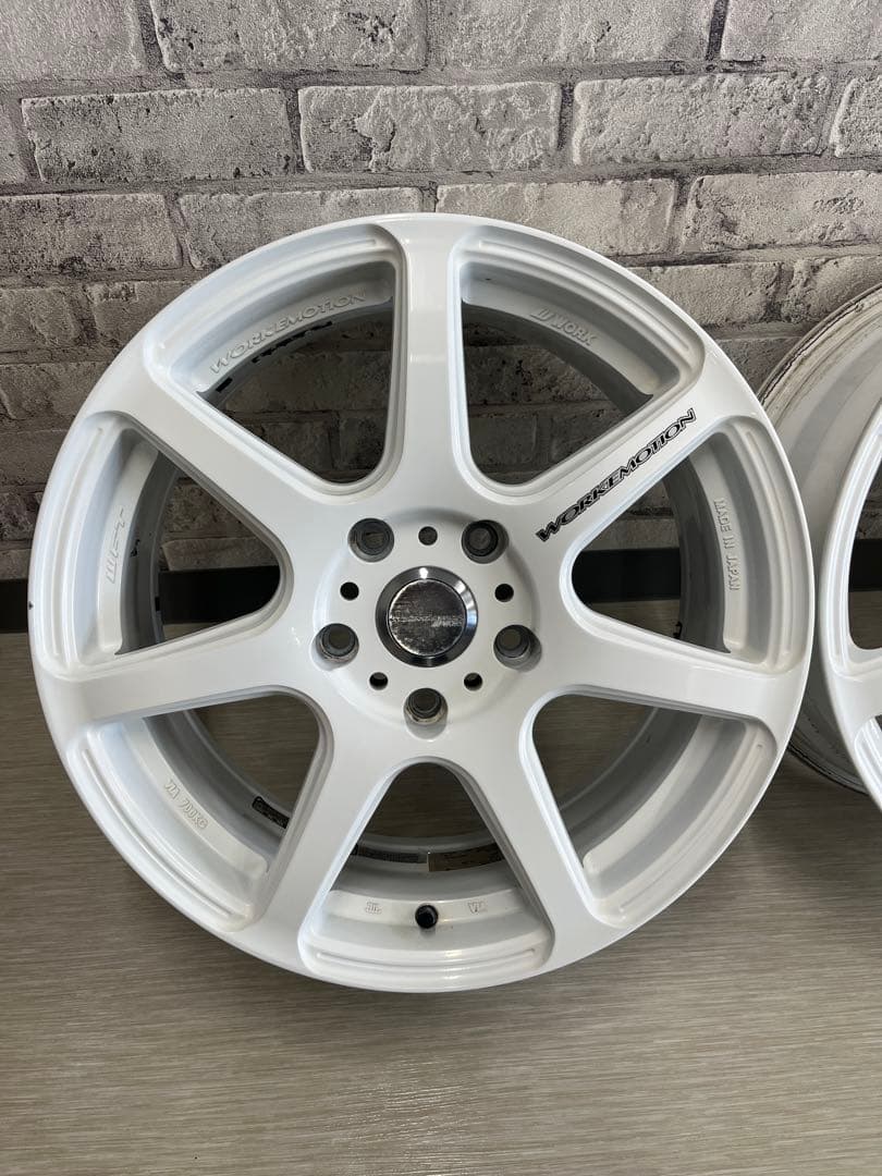 WORKEMOTION T7R 17×7.0J 120-5 +47中古4本❗️