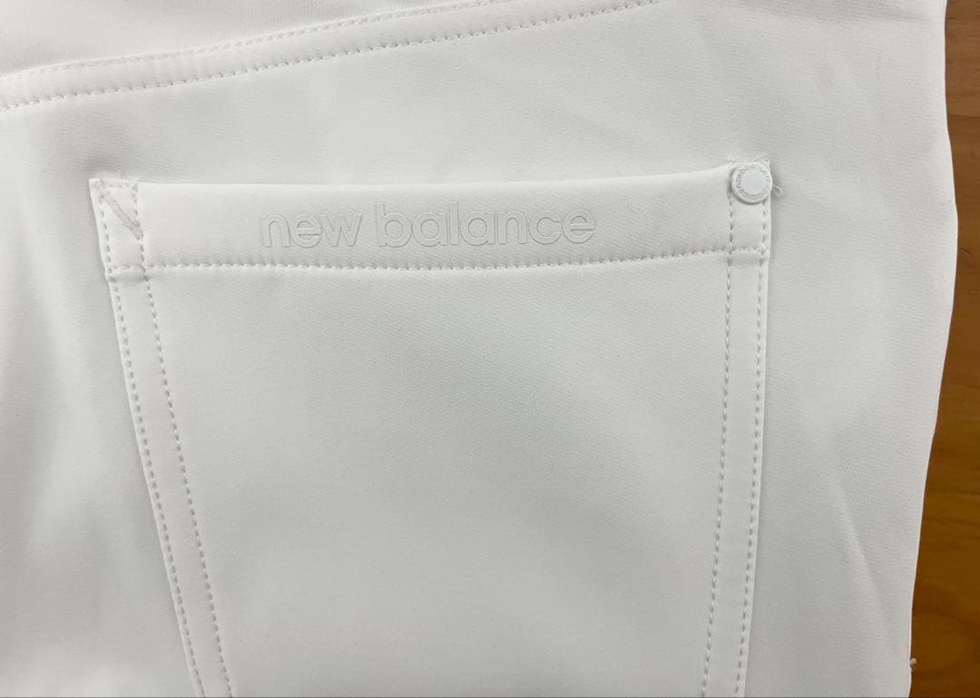 新品 ニューバランス ロングパンツ 4WAYストレッチ 撥水性 スリム ホワイト