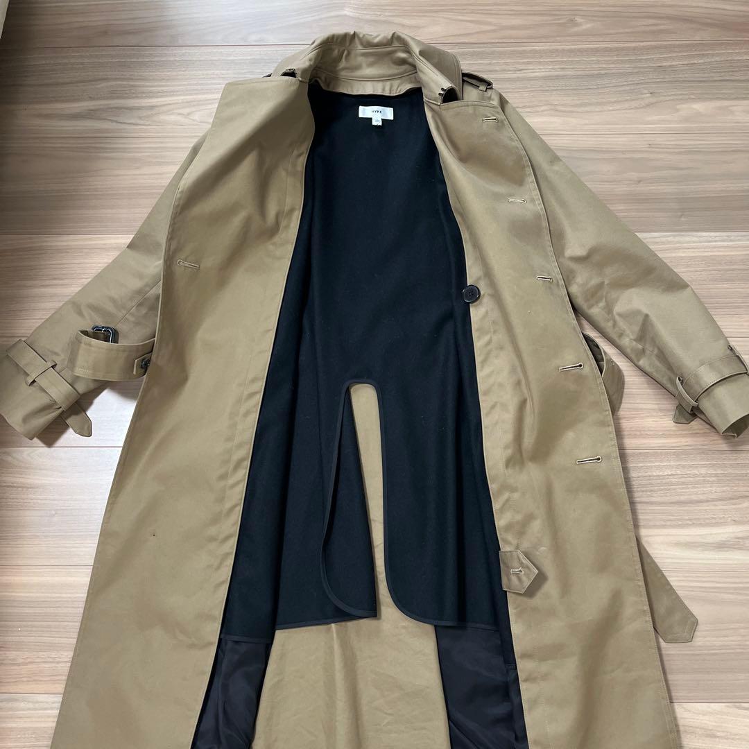 美品　HYKE ベージュ トレンチコート