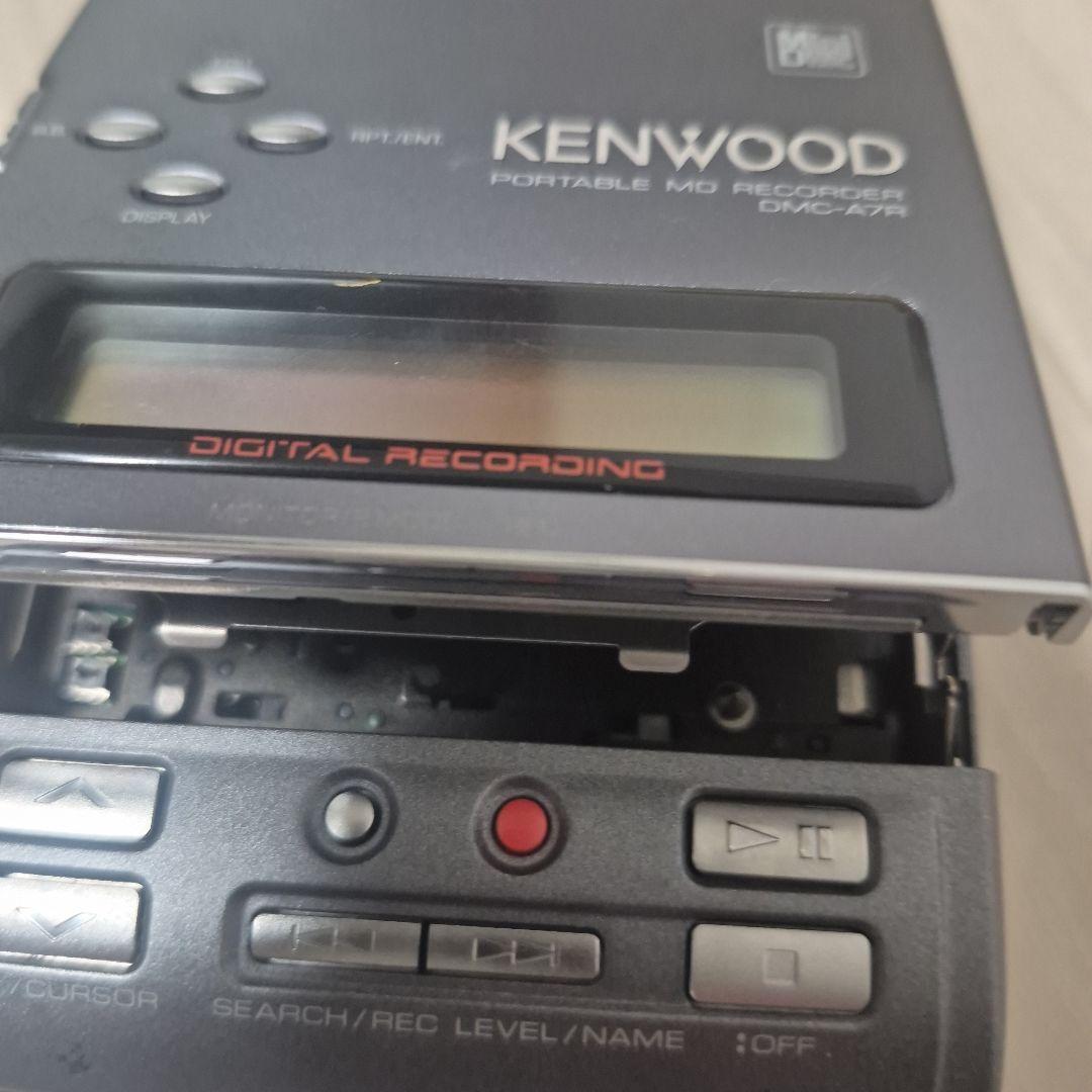 KENWOOD MD プレイヤー　DMCーA7R　レトロ 動作未確認　ジャンク
