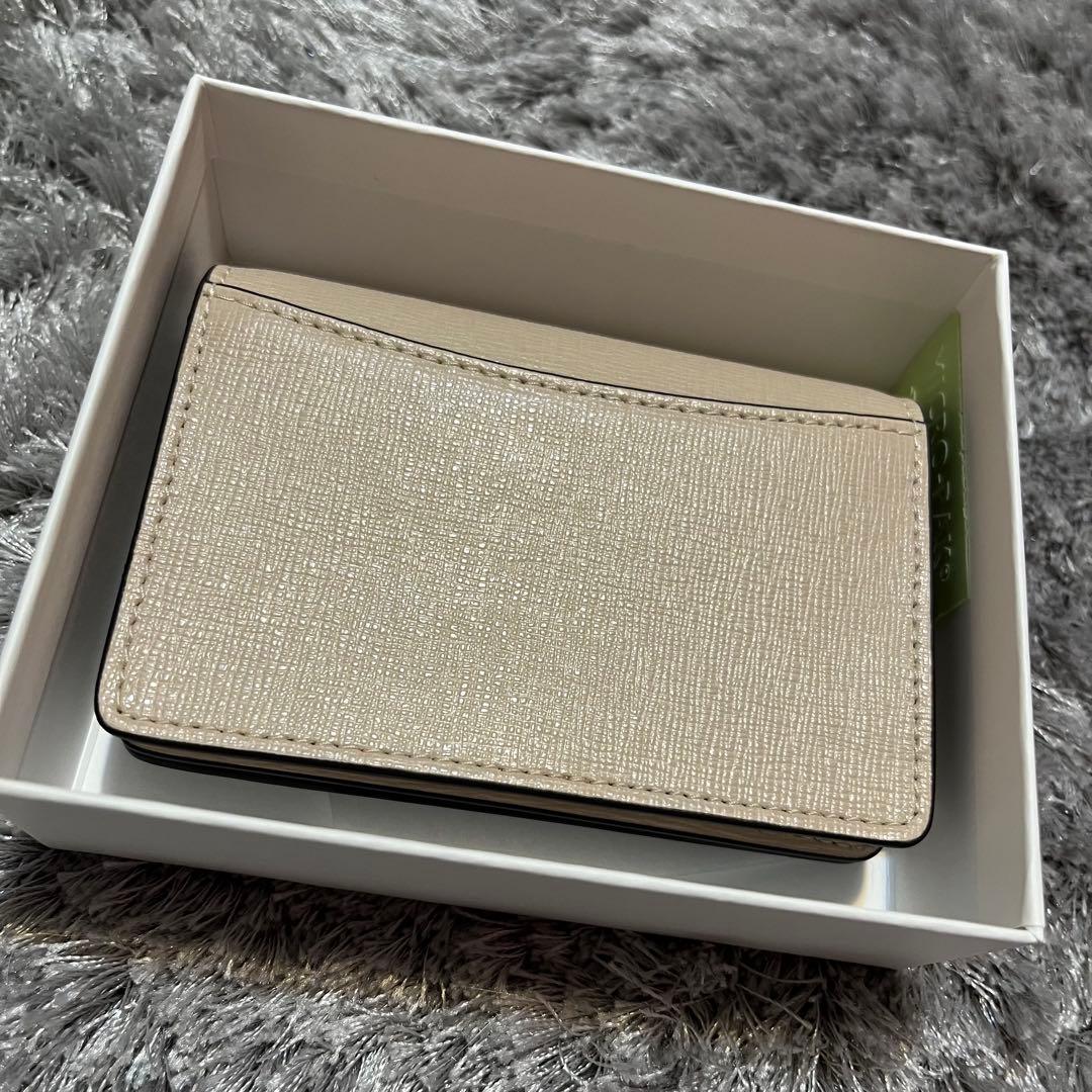 FURLA ベージュ レザー 名刺入れ BABYLON バビロン フルラ
