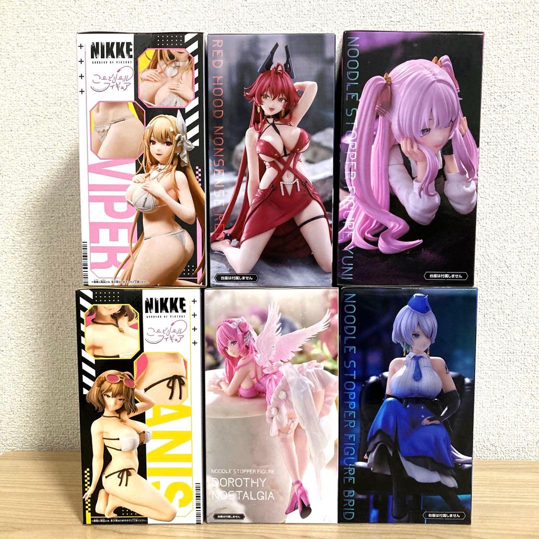 NIKKE ぬーどるストッパー こーどリールフィギュア 6点 プライズ