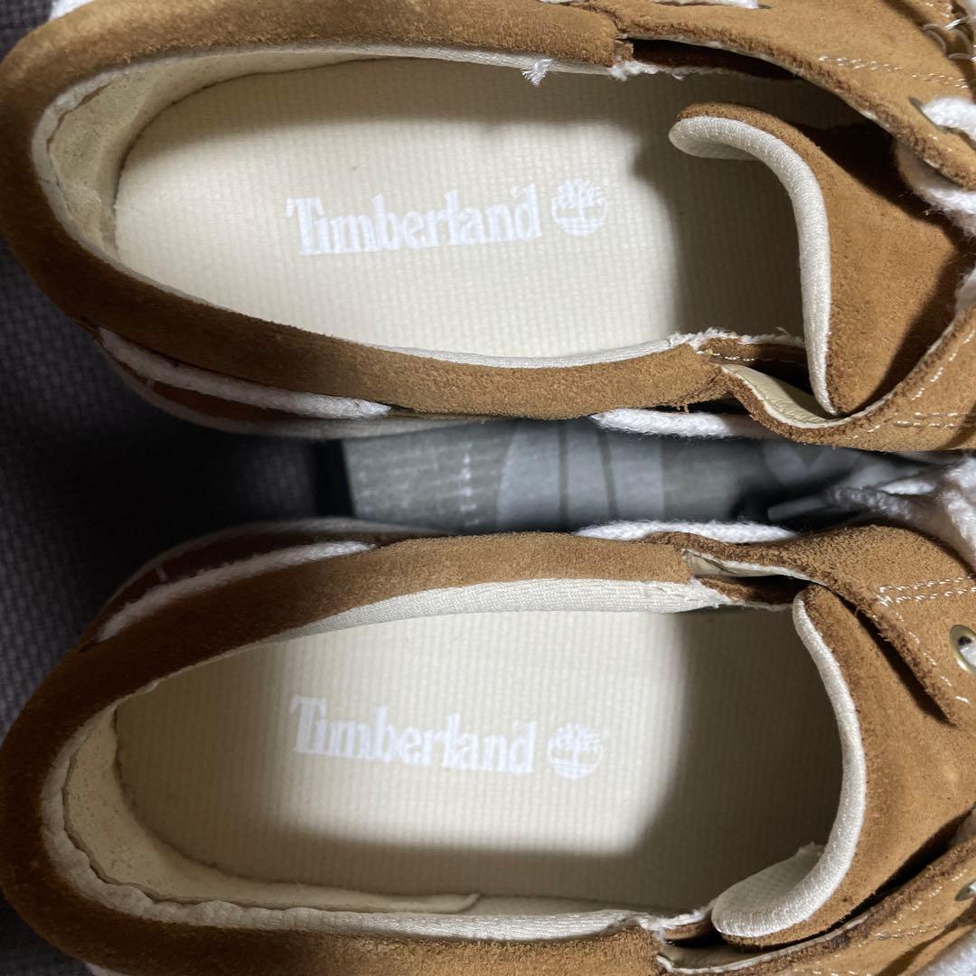 Timberland ベージュ デッキシューズ