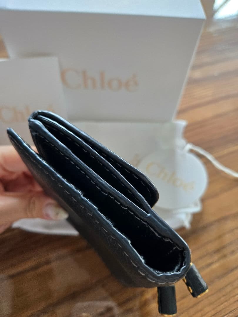 送料無料☆Chloé☆Chloe☆クロエ☆二つ折り財布☆
