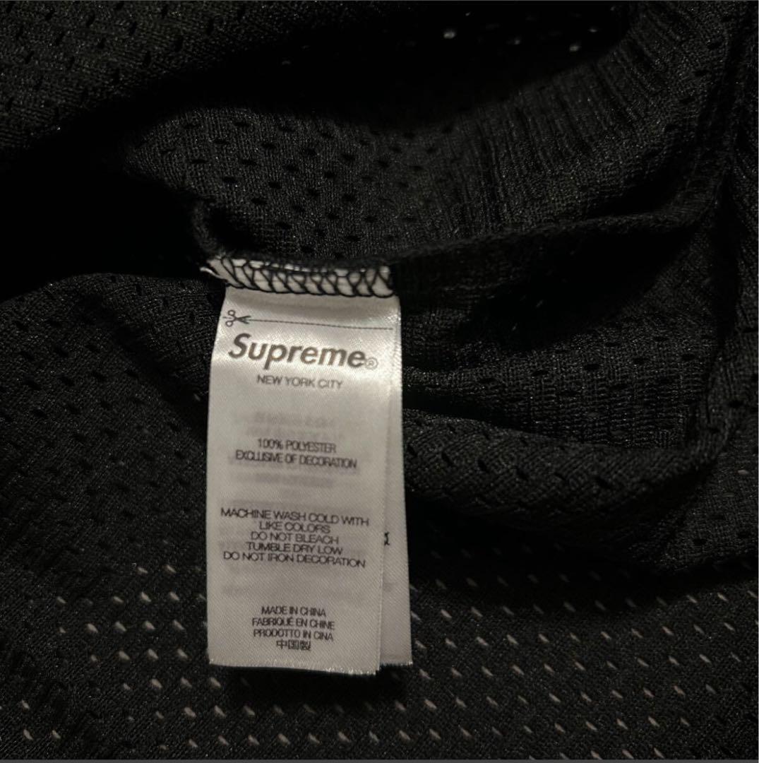 Supreme S Logo Baseball Henley Black 黒野球
