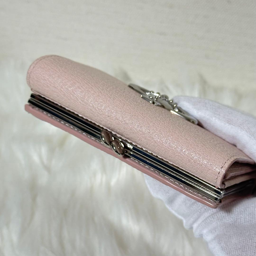 【未使用近極美品】 Vivienne Westwood 三つ折り財布 ピンク