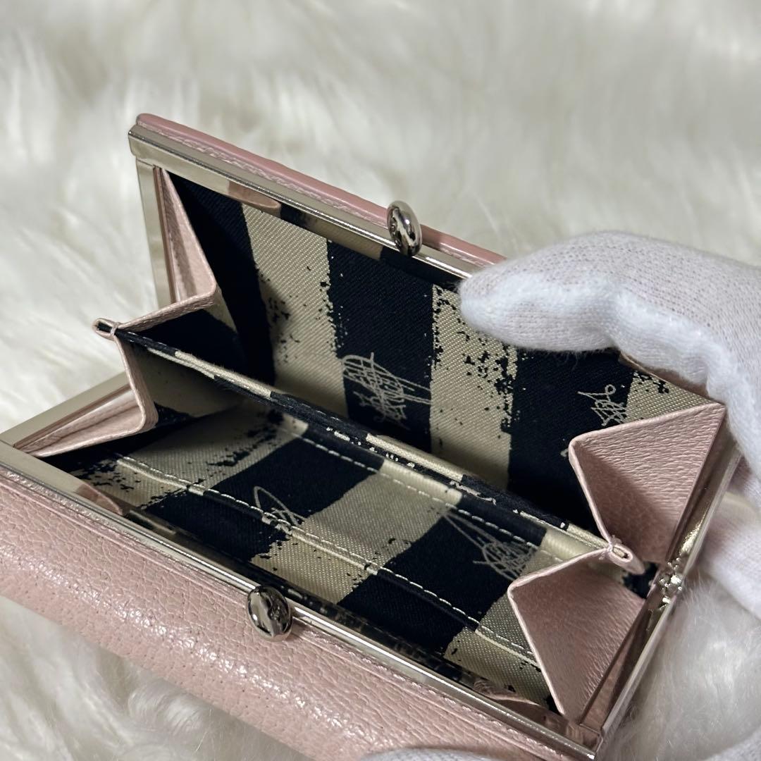【未使用近極美品】 Vivienne Westwood 三つ折り財布 ピンク