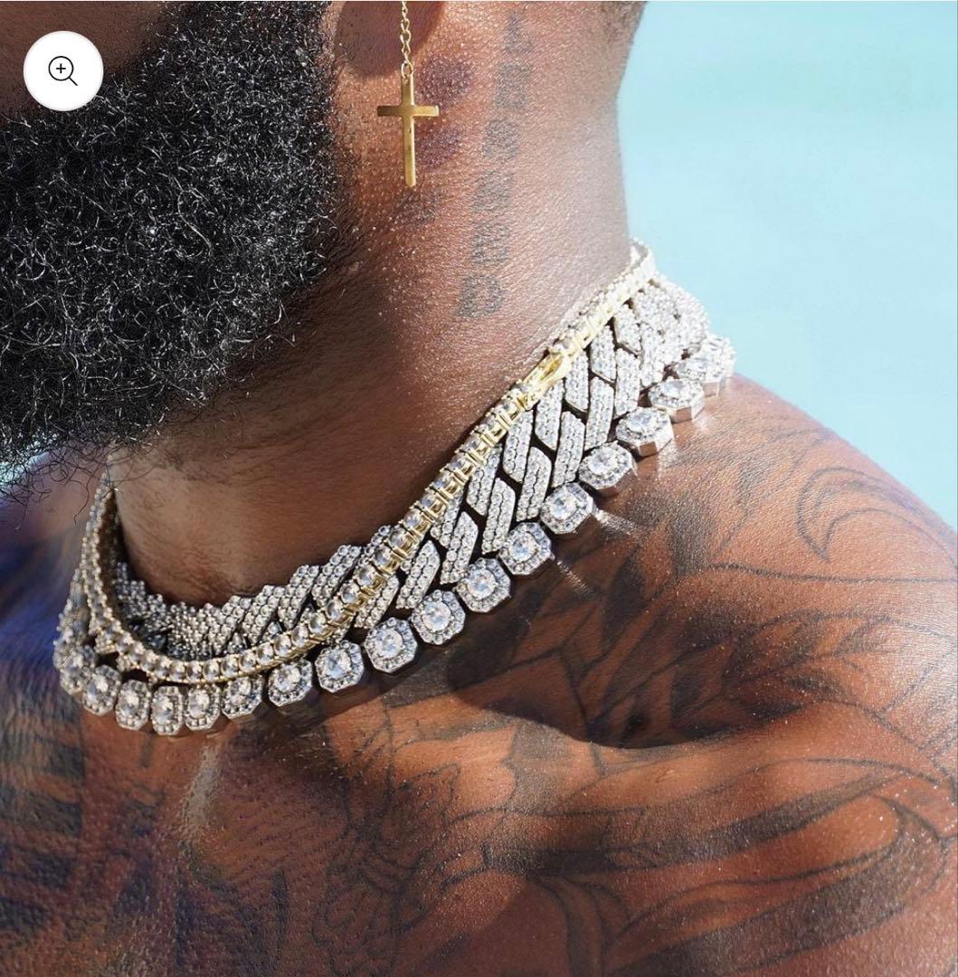 Luxury Tennis Necklace 5mm 56cm GOLD 金
