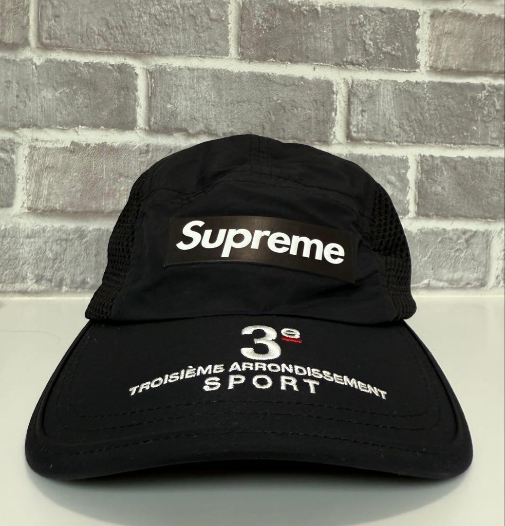 supreme キャップ　ブラック