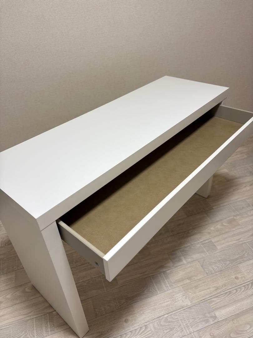 【IKEA】MALM ホワイト引き出し付きドレッサー マルム 白 鏡台 イケア