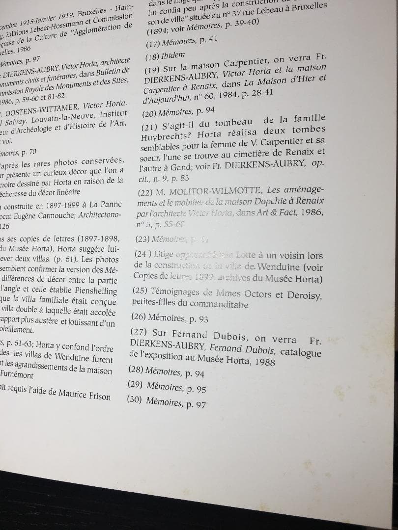 ヴィクトル・オルタ : メゾン・ド・カンパーニュ　仏語　珍洋書