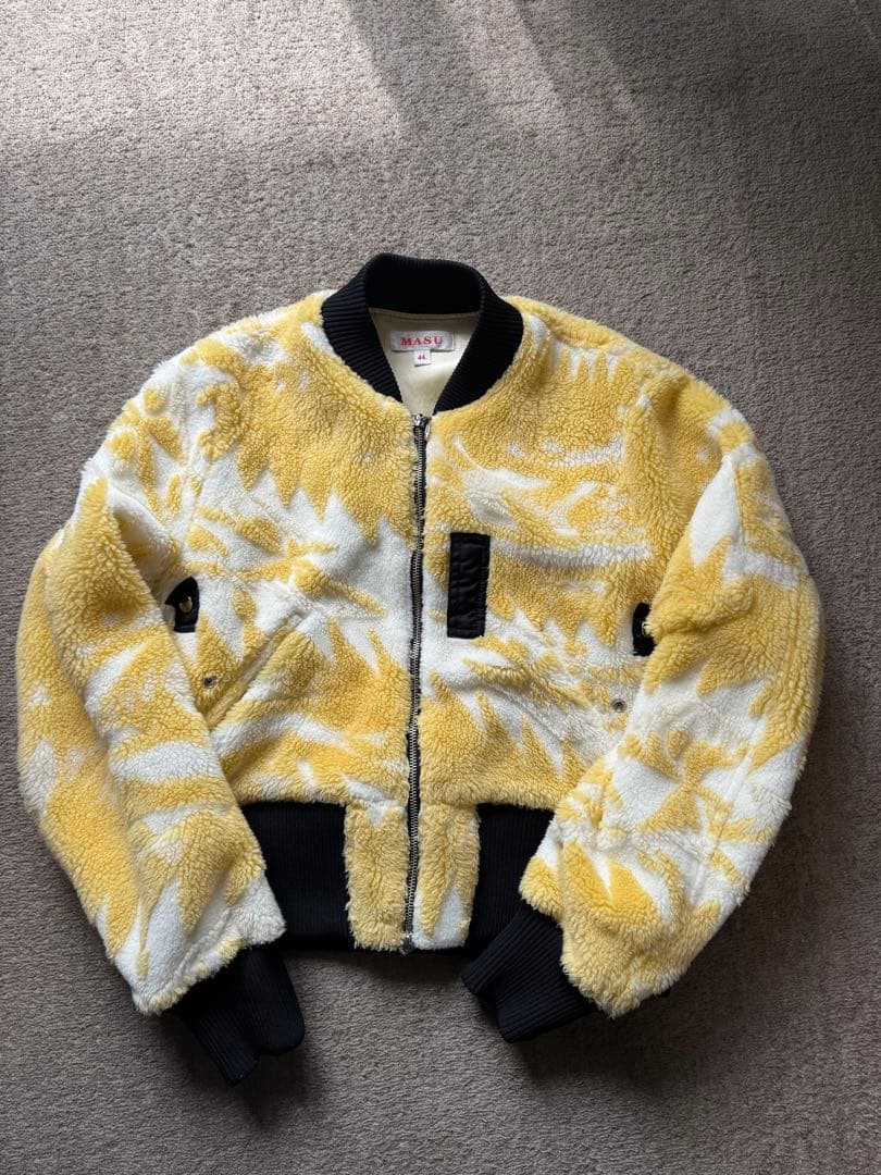 ジャケット・アウター MASU JACQUARD FLEECE BOMBER JACKET