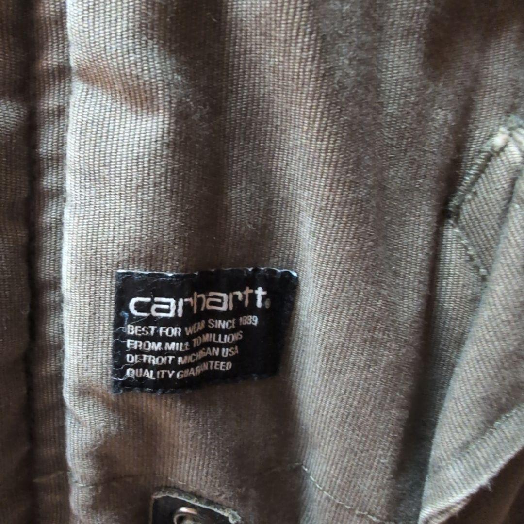 Carhartt カーキ フード付きモッズコート