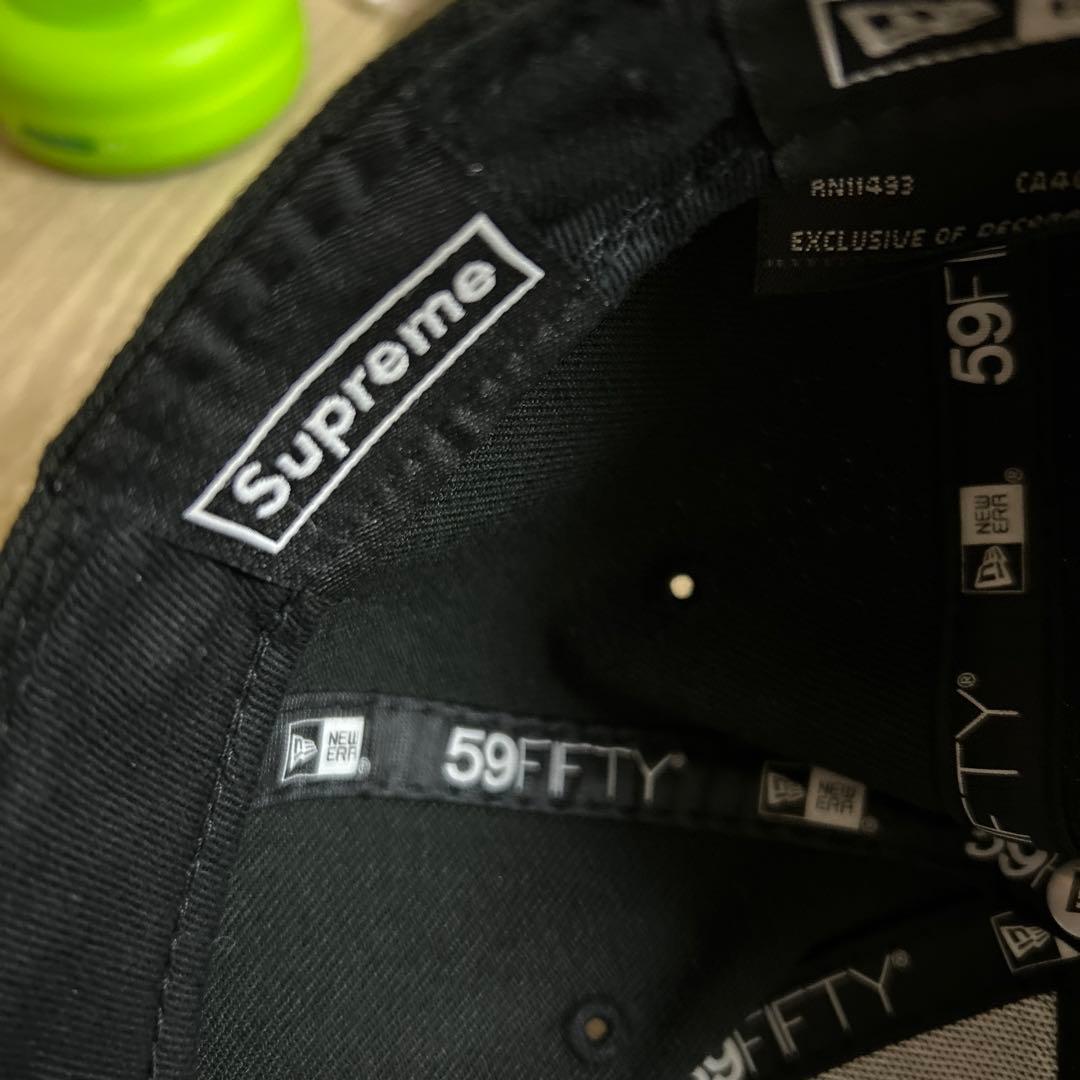 Supreme 59FIFTY キャップ ブラック 7 1/4