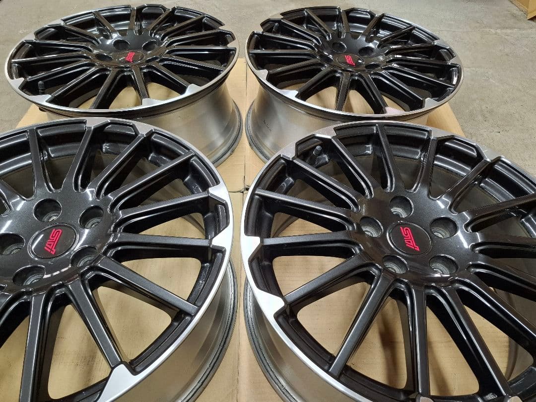 【美品】スバル レヴォーグ STI スポーツ 純正 ホイール 4本 18インチ