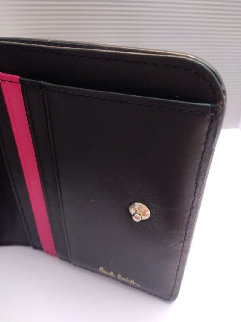 【美品】Paul Smith ブラック 二つ折り財布