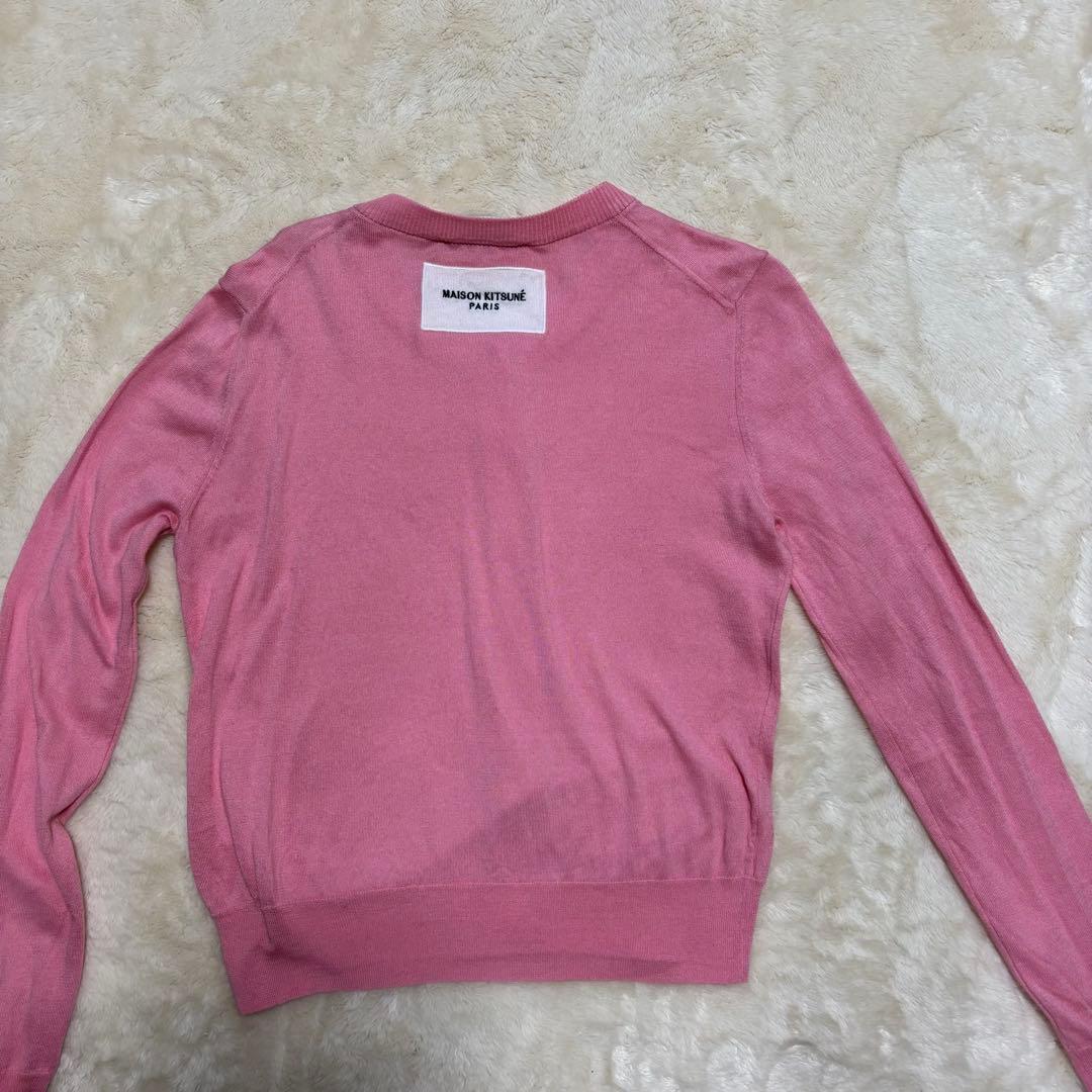 美品✨メゾンキツネ　BOXY CARDIGAN コットンカーディガン