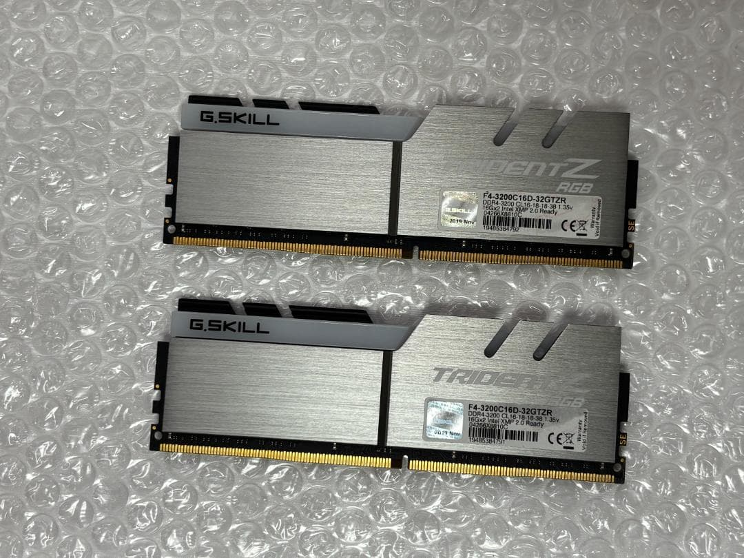 G.SKILL DDR4-3200 16GB×2枚 計32GB